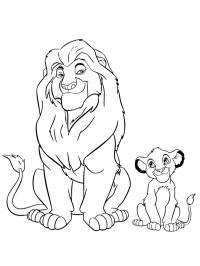 Mufasa et Simba