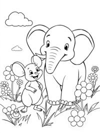Souris et éléphant
