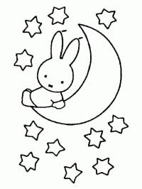 Miffy sur la lune