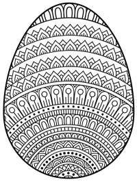 Mandala de l'œuf de Pâques
