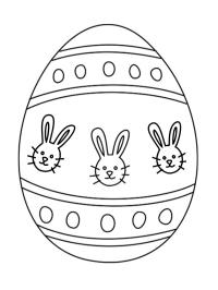 Lapin de Pâques Œuf de Pâques