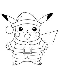 Pikachu Père Noël