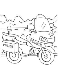 Moto de police