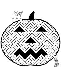 Labyrinthe en citrouille