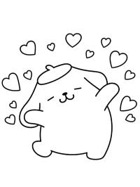 Pompompurin amoureux