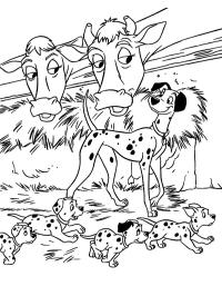 Pongo et les chiots