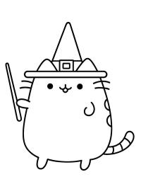Pusheen sorcière
