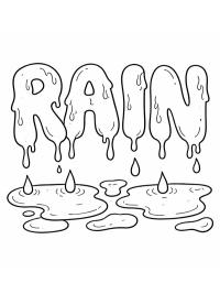 Lettres de pluie