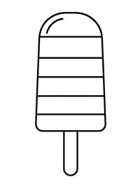 Glace arc-en-ciel