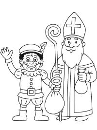 Roetveegpiet et Saint Nicolas