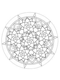 Mandala de roses