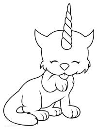 Licorne chat mignon