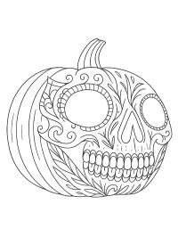 Crâne citrouille