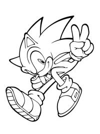 Signe de paix Sonic