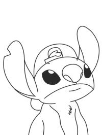 Stitch avec casquette