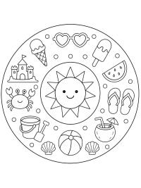Mandala plage