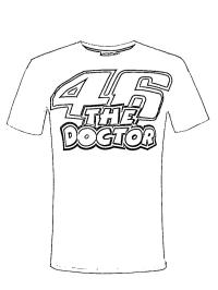 t-shirt valentino rossi 46 le docteur