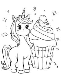 Cupcake licorne