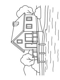 Maison de vacances au bord de l'eau