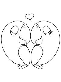 Oiseaux amoureux