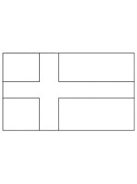 Drapeau de la Su&egrave;de