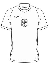 Maillot de football de l'&eacute;quipe nationale des Pays-Bas