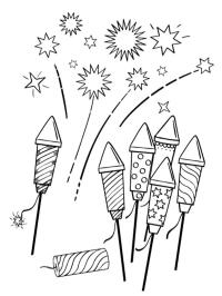Flèches de feu d'artifice