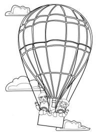 Saluer depuis le ballon