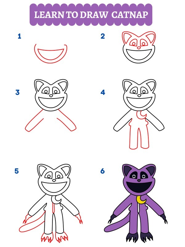 Comment dessiner Catnap