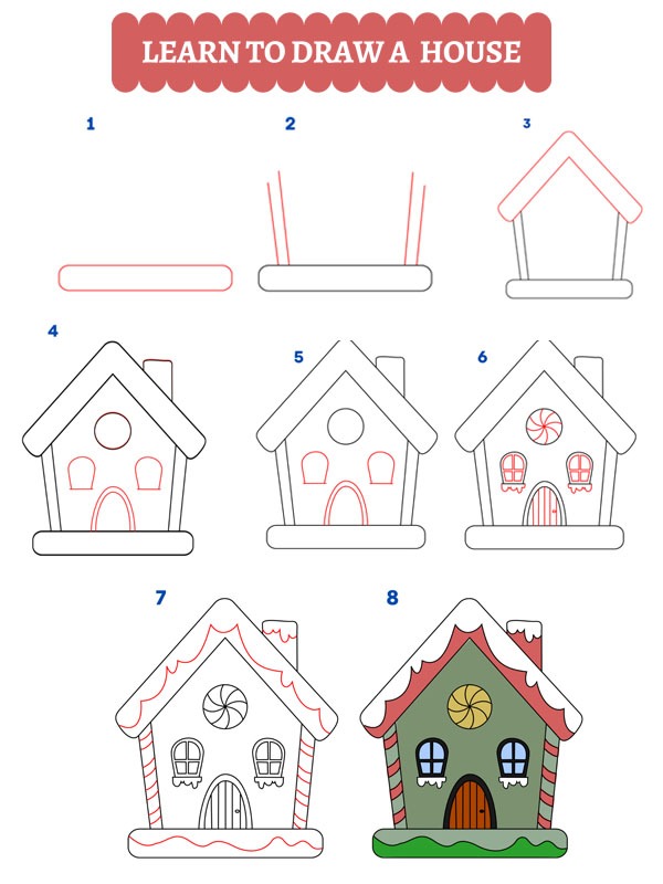 Comment dessiner une maison