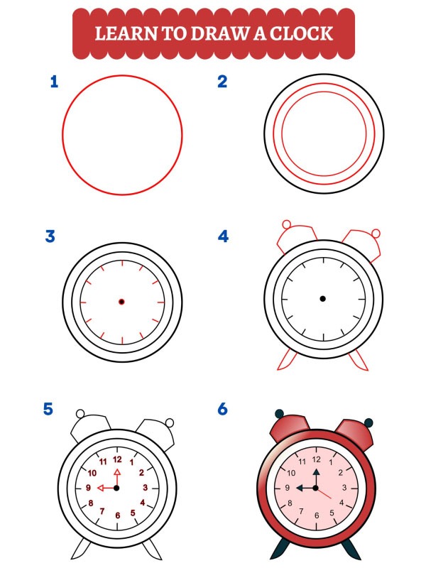 Comment dessiner une horloge
