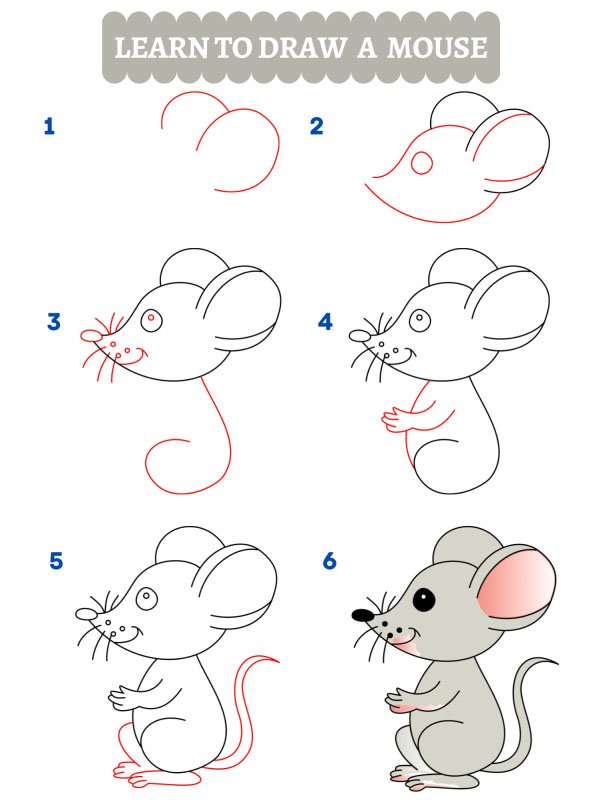 Comment dessiner une souris