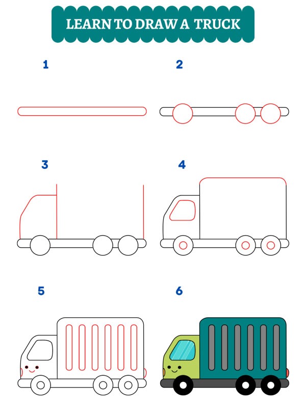 Comment dessiner un camion