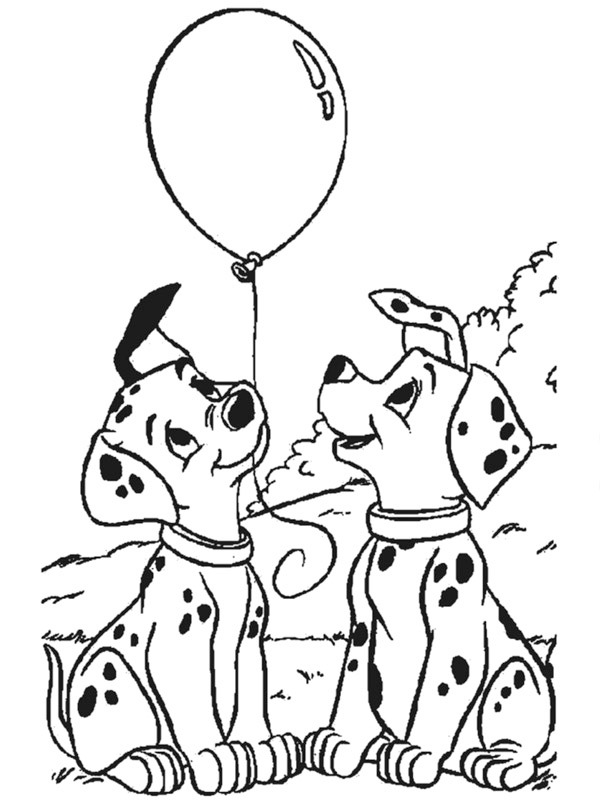 Coloriage Dalmatien De Disney Adulte Dessin Disney Adulte à imprimer