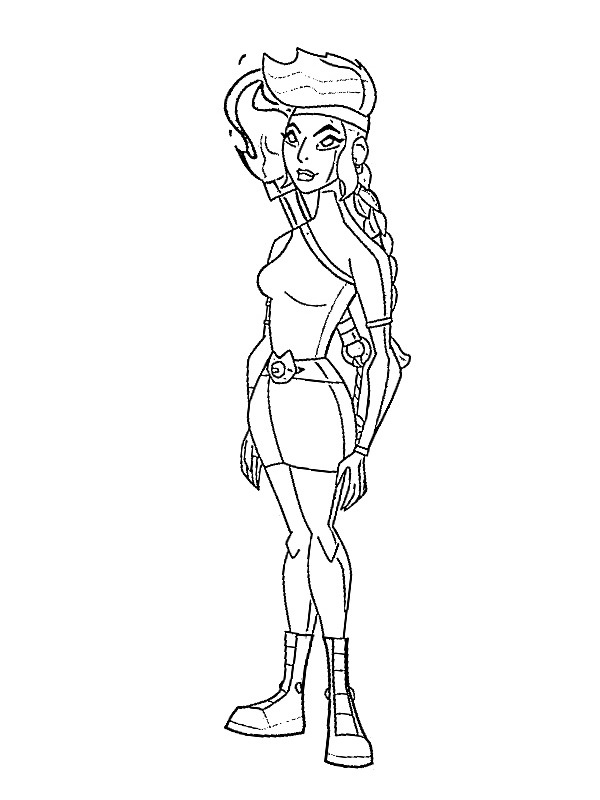 Amber Brawl Stars Coloriage Amber Brawl Stars Coloriage