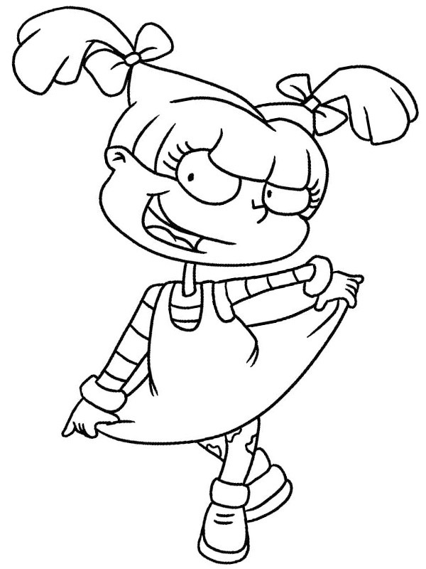 Angelica Cornichon Coloriage Angelica Cornichon Coloriage