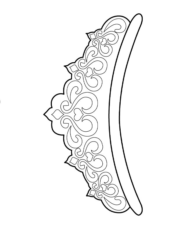 Couronne princesse Coloriage Couronne princesse Coloriage