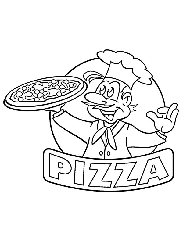 Pizza Coloriage Pizza Coloriage