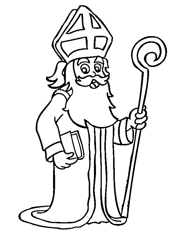 Saint-Nicolas Coloriage Saint-Nicolas Coloriage
