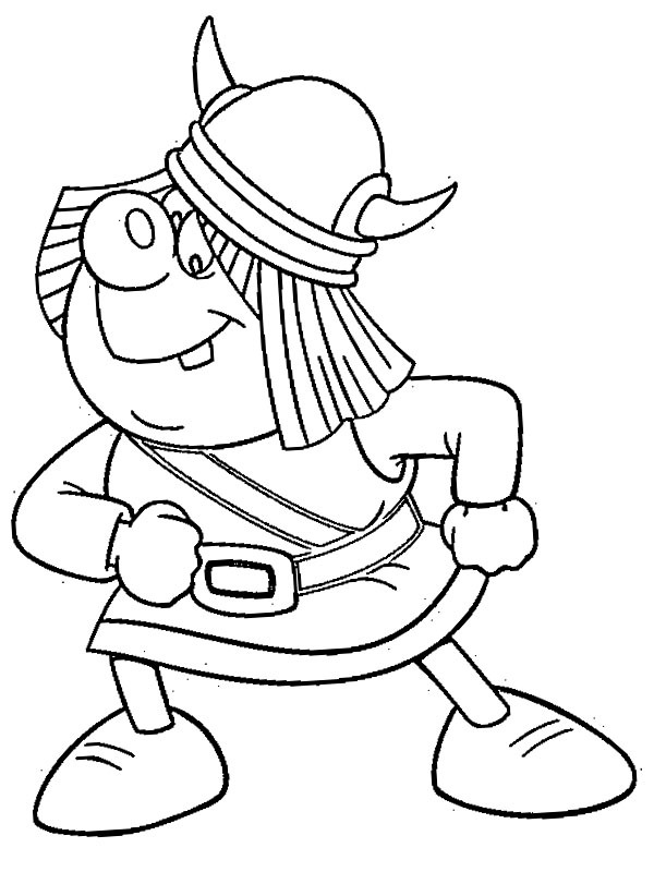 Snorre (Vic le Viking) Coloriage Snorre (Vic le Viking) Coloriage