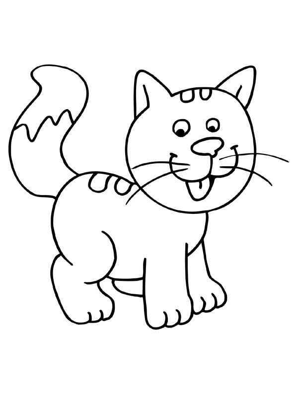 chat Coloriage