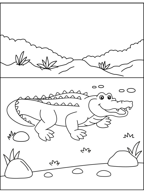Crocodile Coloriage Crocodile Coloriage
