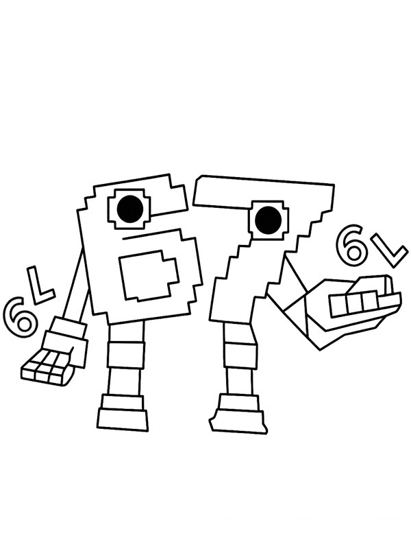 67 Steal a Brainrot (Roblox) Coloriage 67 Steal a Brainrot (Roblox) Coloriage