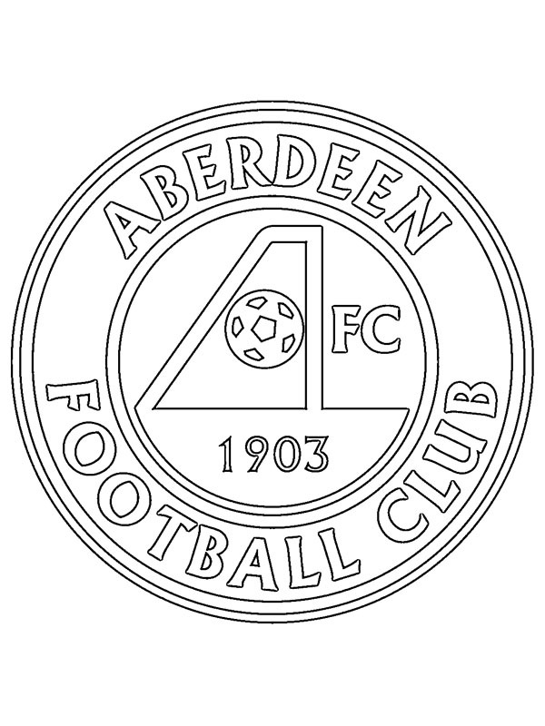Aberdeen Football Club Coloriage