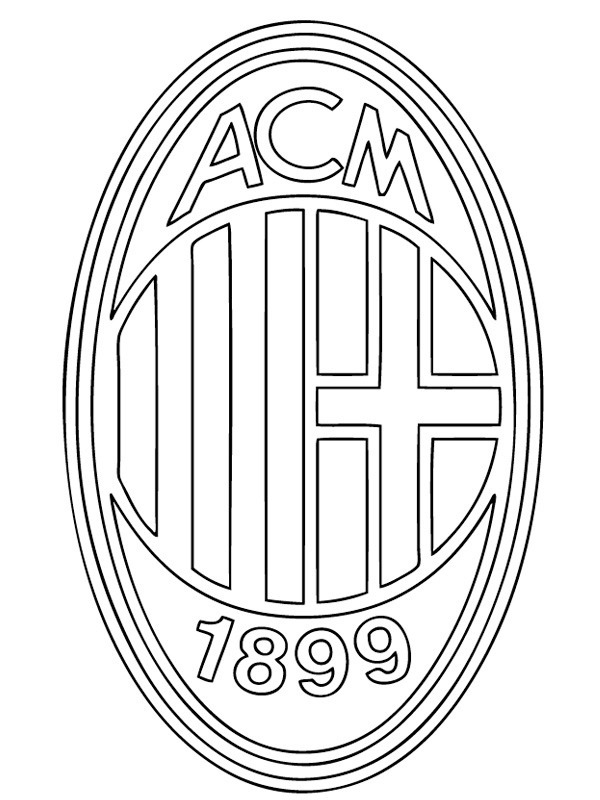 AC Milan Coloriage