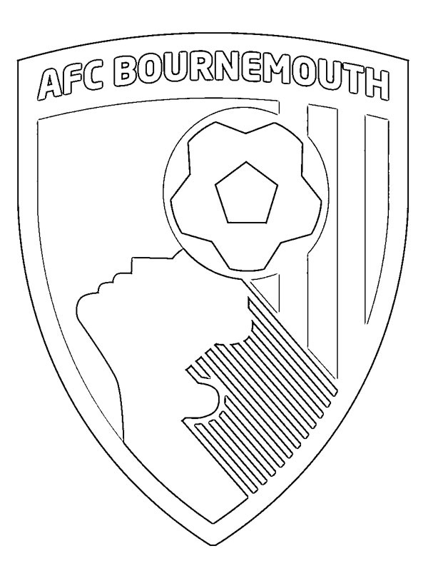 AFC Bournemouth Coloriage