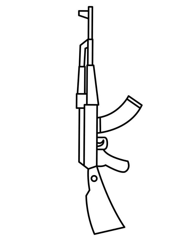 AK-47 Coloriage AK-47 Coloriage