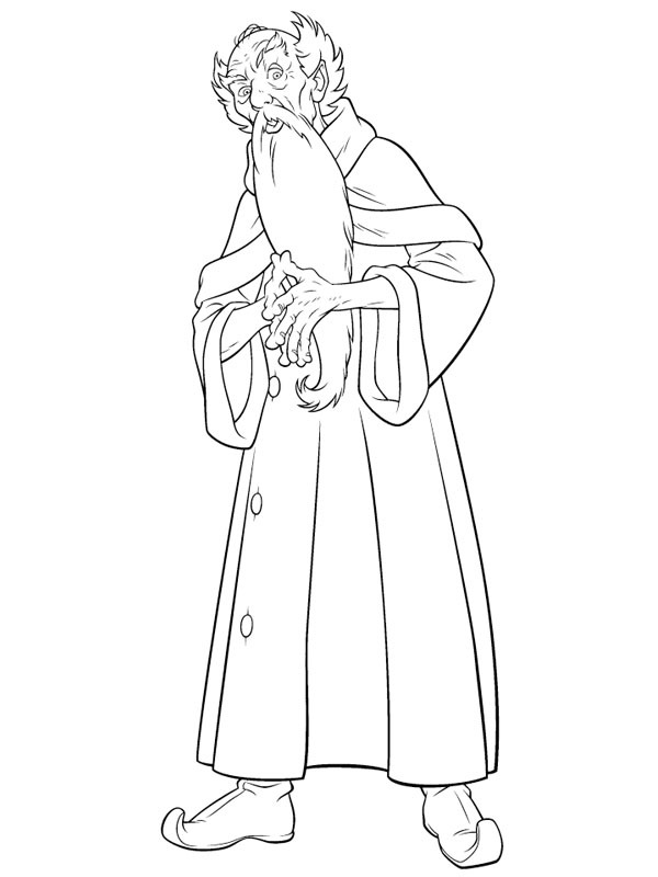 Albus Dumbledore Coloriage Albus Dumbledore Coloriage