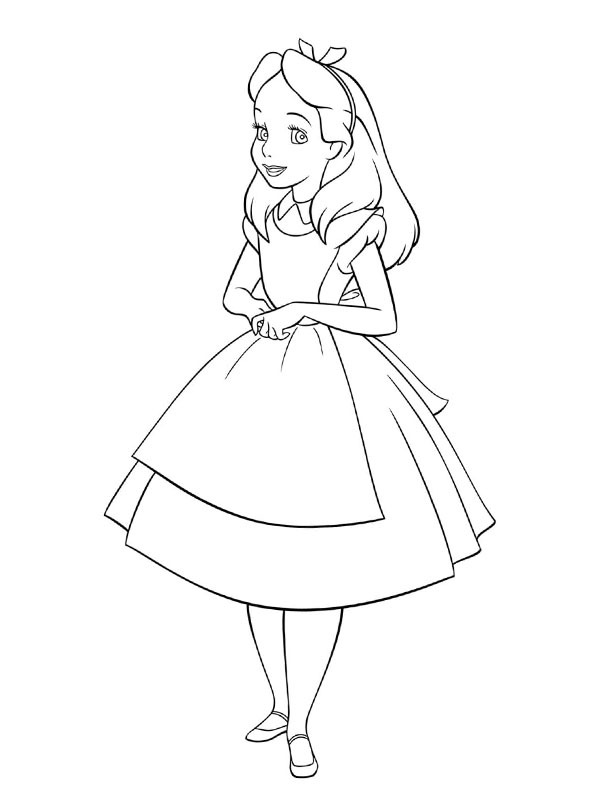 Alice Coloriage Alice Coloriage
