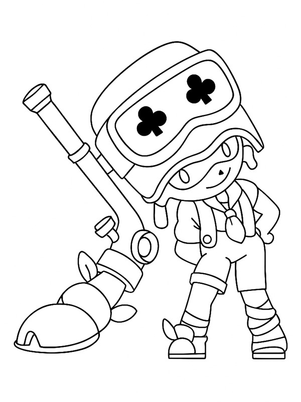 Alli Brawl Stars Coloriage Alli Brawl Stars Coloriage